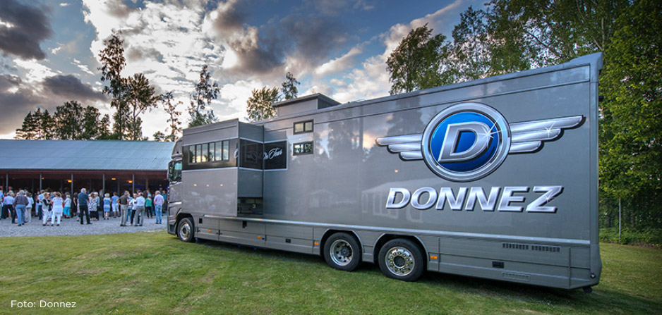 EHC-Tourneebus für die schwedische Band DONNEZ EHC-Tourneebus für die schwedische Band DONNEZ
